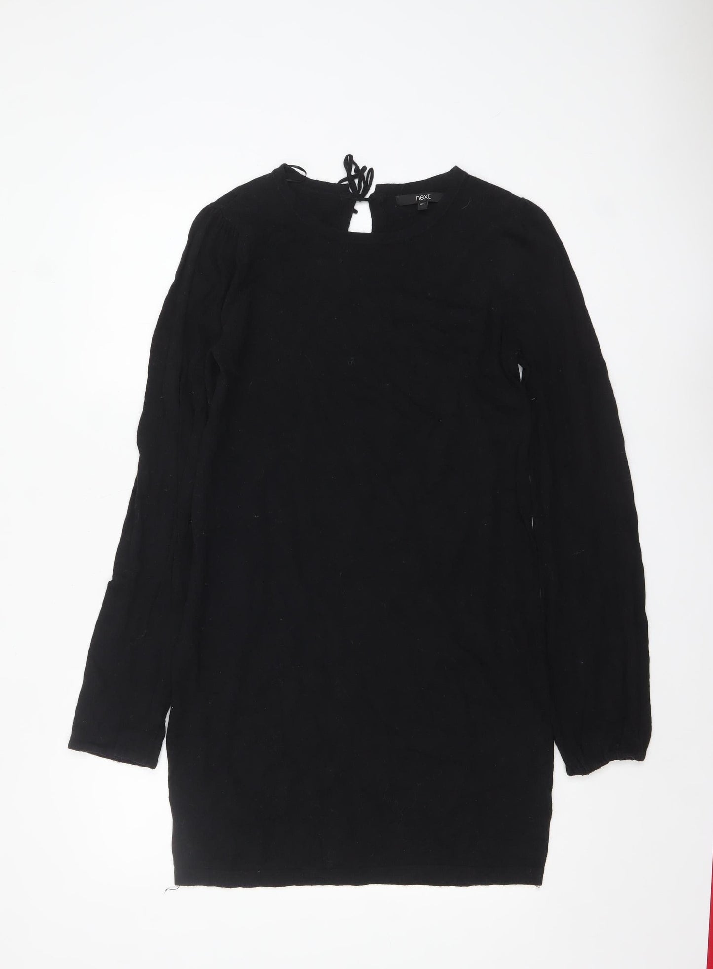 Womens UK Size 12 NEXT Black Tunic Jumper