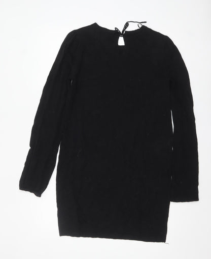 Womens UK Size 12 NEXT Black Tunic Jumper