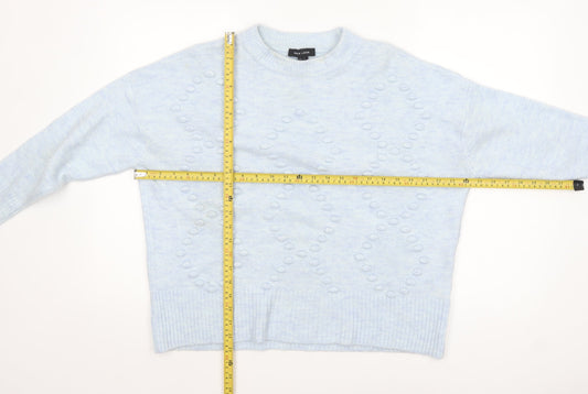 Womens UK Size M New Look Blue Pullover Jumper
