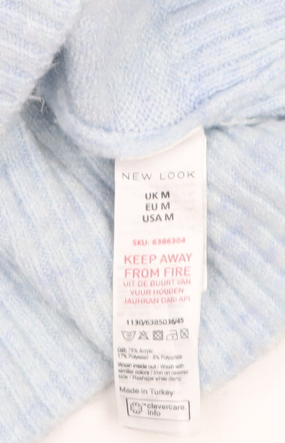 Womens UK Size M New Look Blue Pullover Jumper