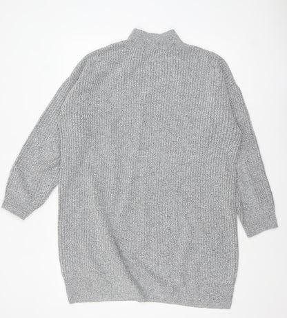Womens UK Size 12 F&F Grey Pullover Jumper