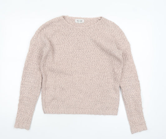 Womens UK Size S New Look Beige Pullover Jumper
