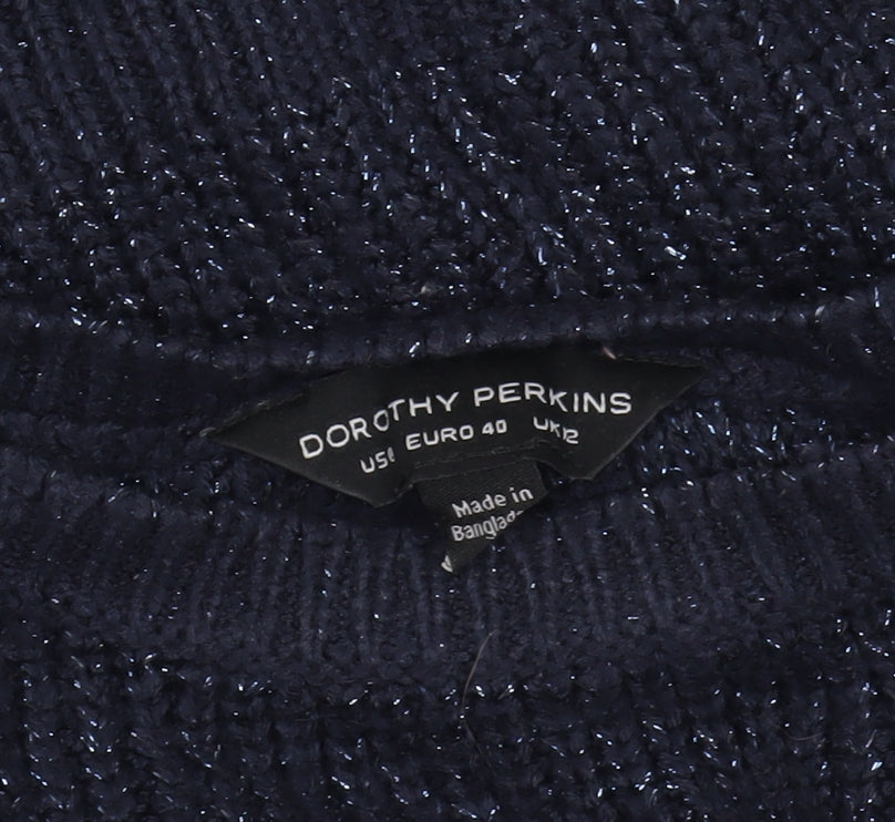 Womens UK Size 12 Dorothy Perkins Blue Pullover Jumper