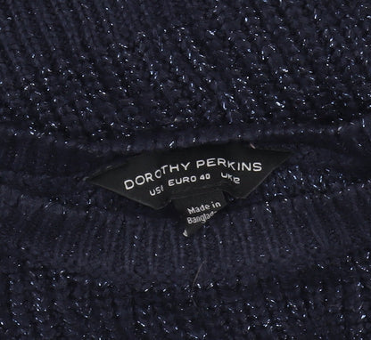 Womens UK Size 12 Dorothy Perkins Blue Pullover Jumper
