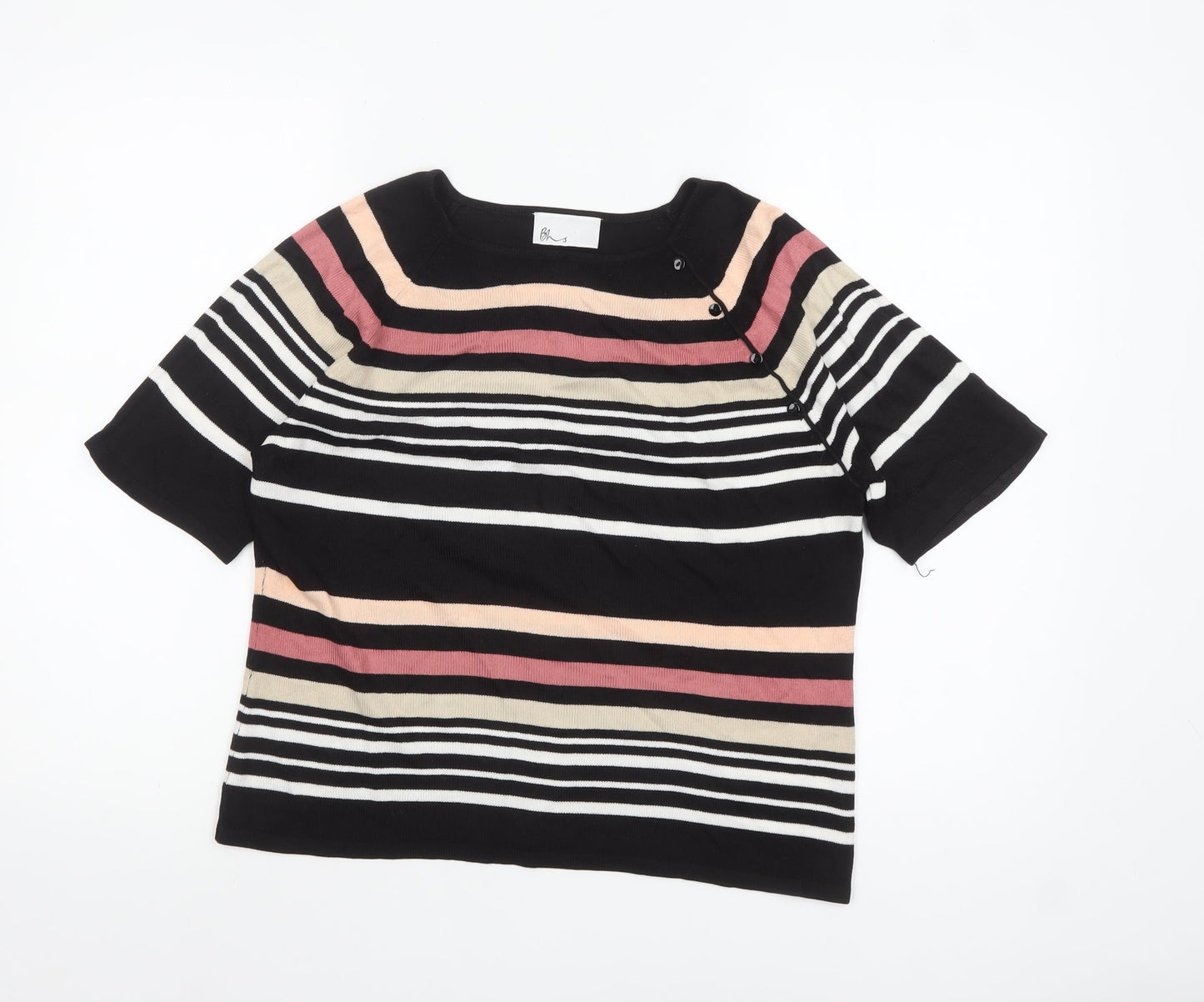 Womens UK Size 12 BHS Multicoloured Pullover Jumper