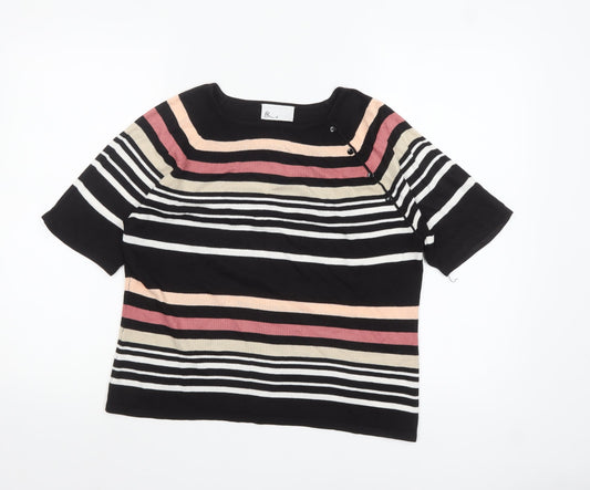 Womens UK Size 12 BHS Multicoloured Pullover Jumper