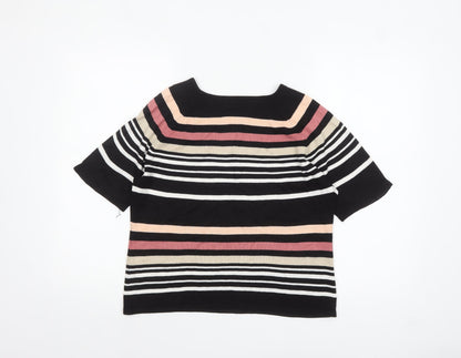 Womens UK Size 12 BHS Multicoloured Pullover Jumper