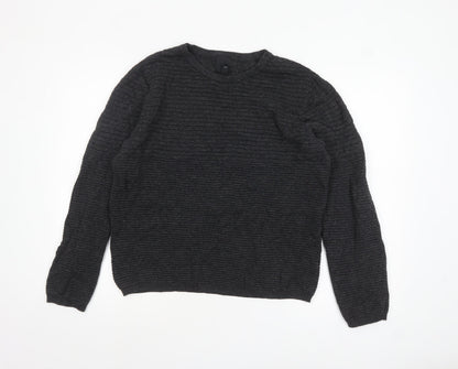 Mens UK Size L H&M Grey Pullover Jumper
