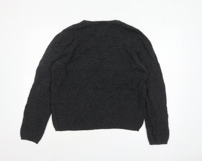 Mens UK Size L H&M Grey Pullover Jumper