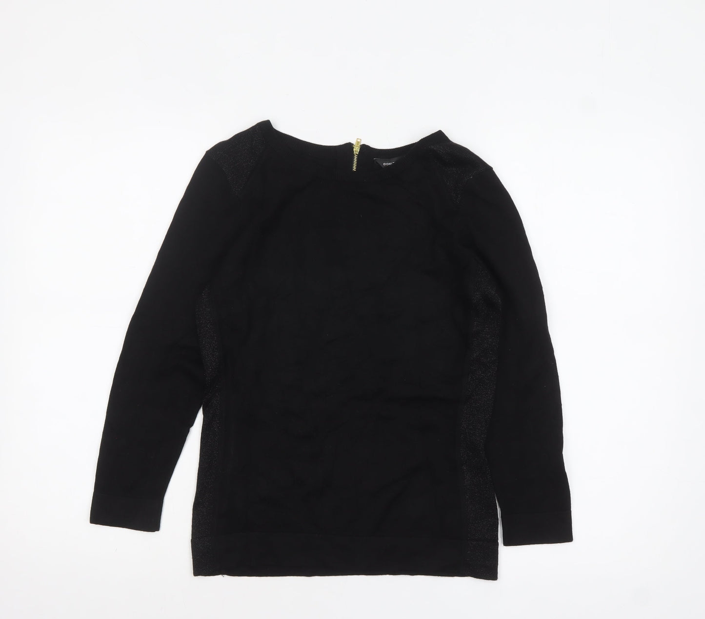 Womens UK Size 8 Dorothy Perkins Black Pullover Jumper