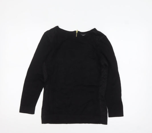 Womens UK Size 8 Dorothy Perkins Black Pullover Jumper