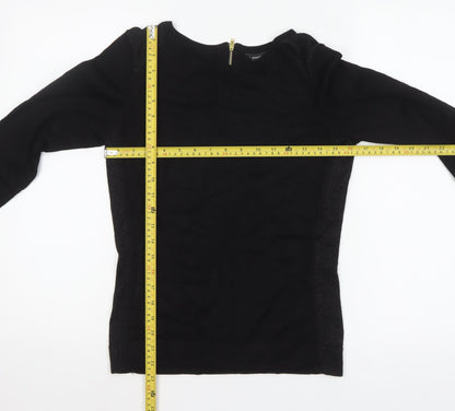 Womens UK Size 8 Dorothy Perkins Black Pullover Jumper
