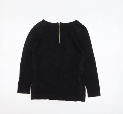 Womens UK Size 8 Dorothy Perkins Black Pullover Jumper