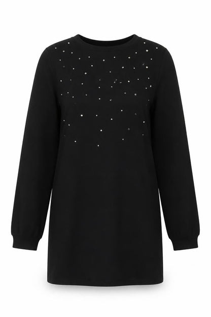 Womens UK Size 10 F&F Black Pullover Jumper