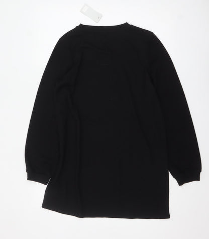 Womens UK Size 10 F&F Black Pullover Jumper