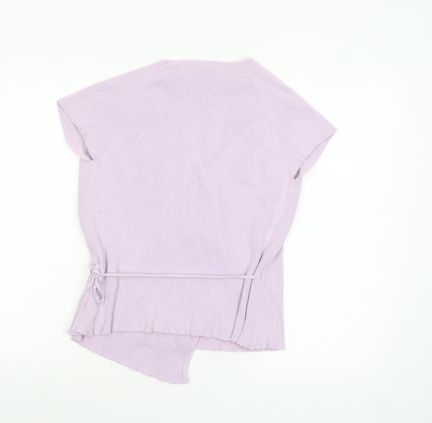 Womens UK Size 16 NEXT Purple Wrap Blouse