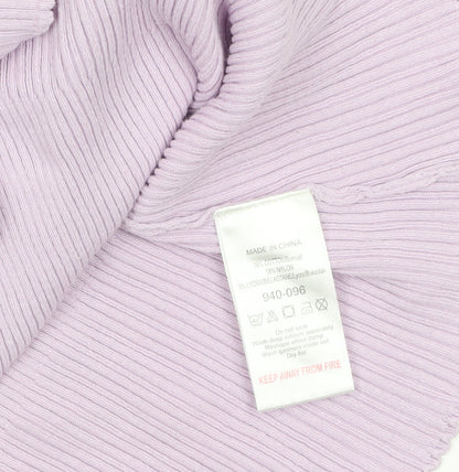 Womens UK Size 16 NEXT Purple Wrap Blouse