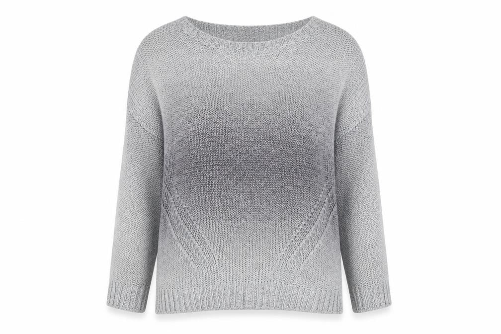 Marks and Spencer Per Una Women's Grey Size 10 Knit Pullover Jumper