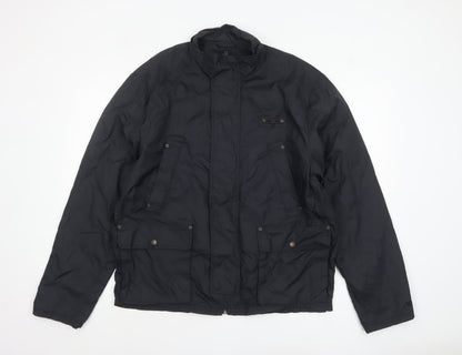 Mens UK Size XL Teddy Smith Black Basic Jacket