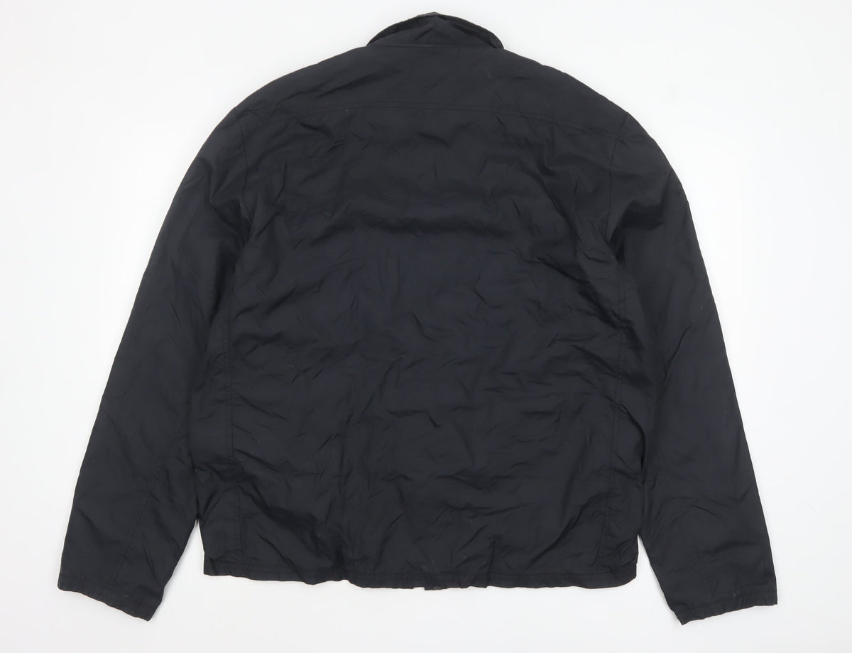 Mens UK Size XL Teddy Smith Black Basic Jacket