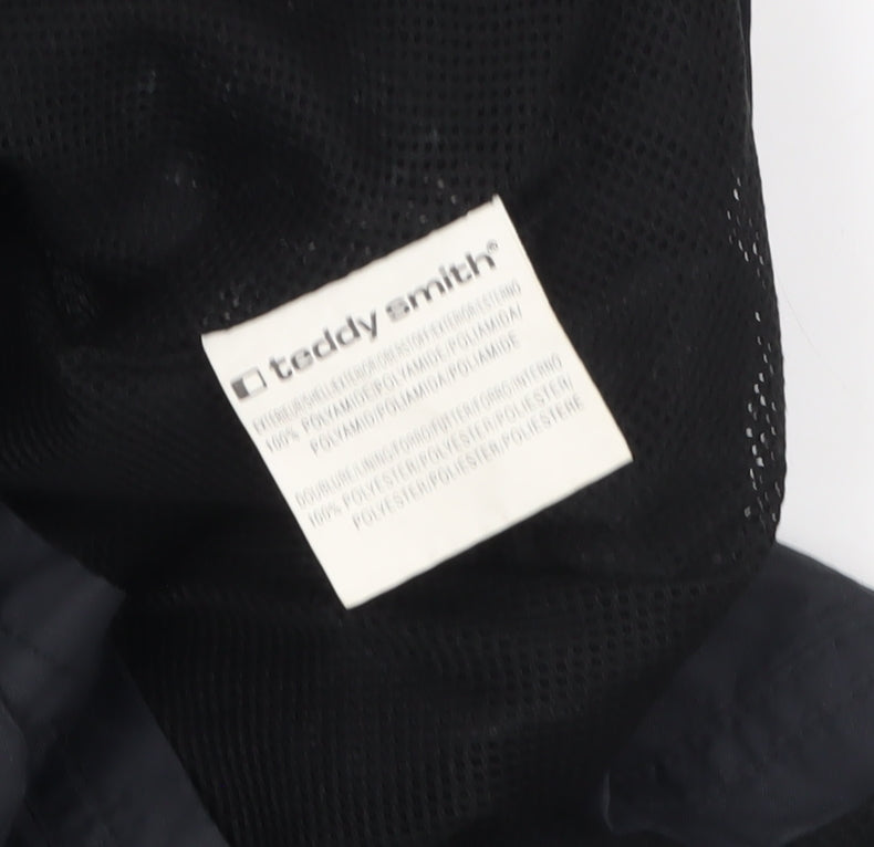 Mens UK Size XL Teddy Smith Black Basic Jacket