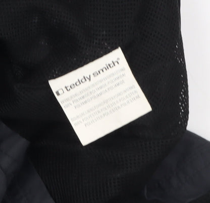 Mens UK Size XL Teddy Smith Black Basic Jacket