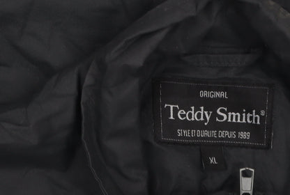 Mens UK Size XL Teddy Smith Black Basic Jacket