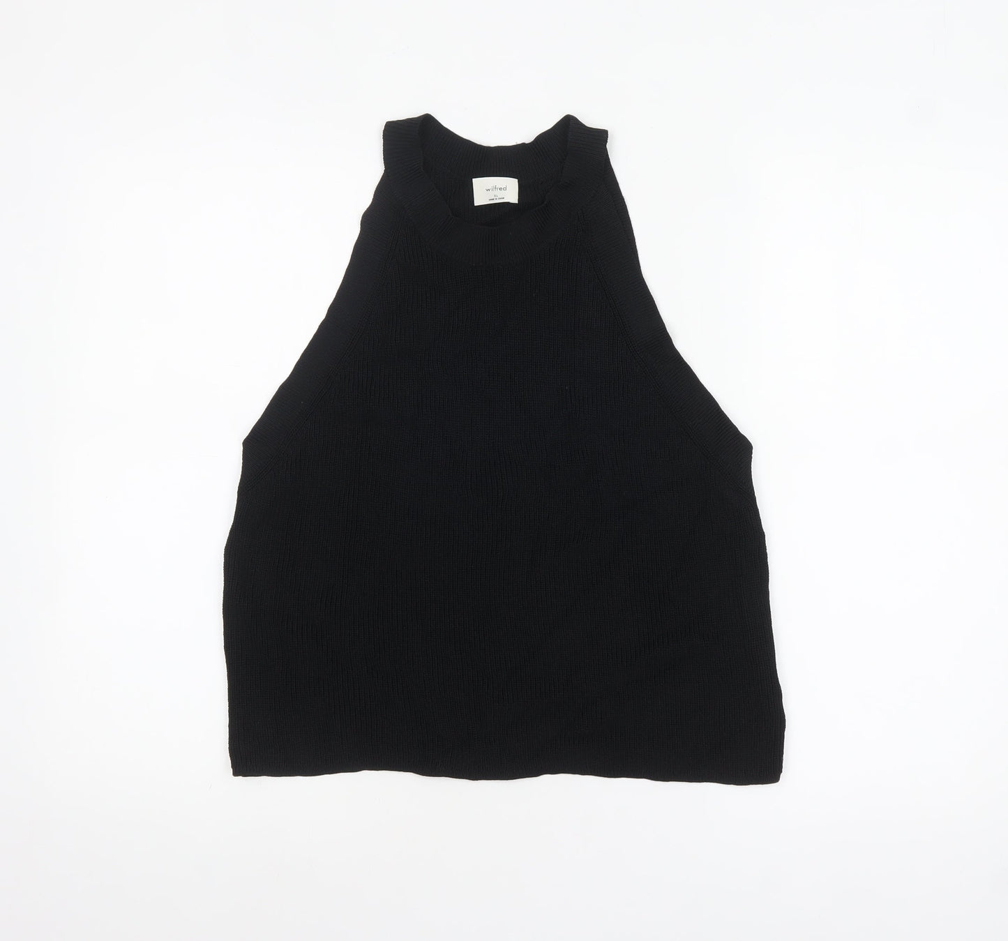 Womens UK Size XL Wilfred Black Basic Tank