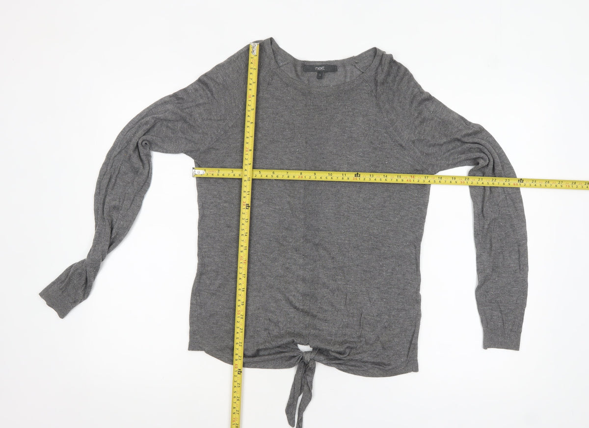 Womens UK Size 6 NEXT Grey Pullover Jumper