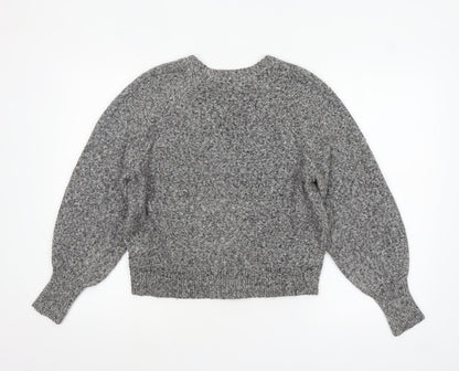 Womens UK Size S Uniqlo Grey Pullover Jumper