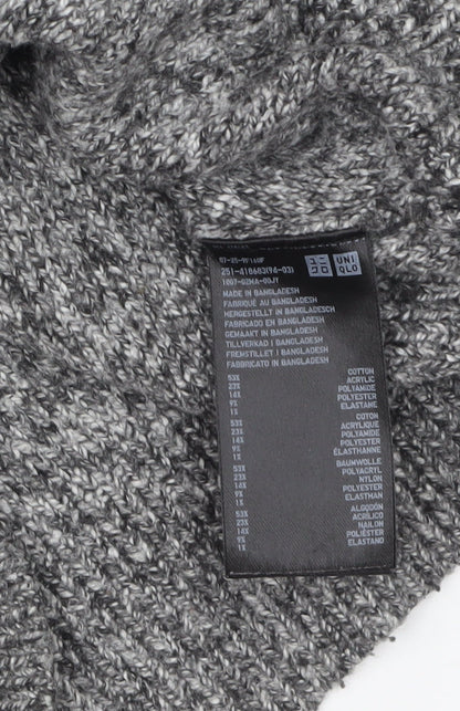 Womens UK Size S Uniqlo Grey Pullover Jumper
