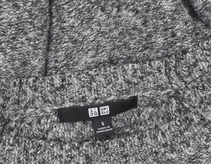 Womens UK Size S Uniqlo Grey Pullover Jumper