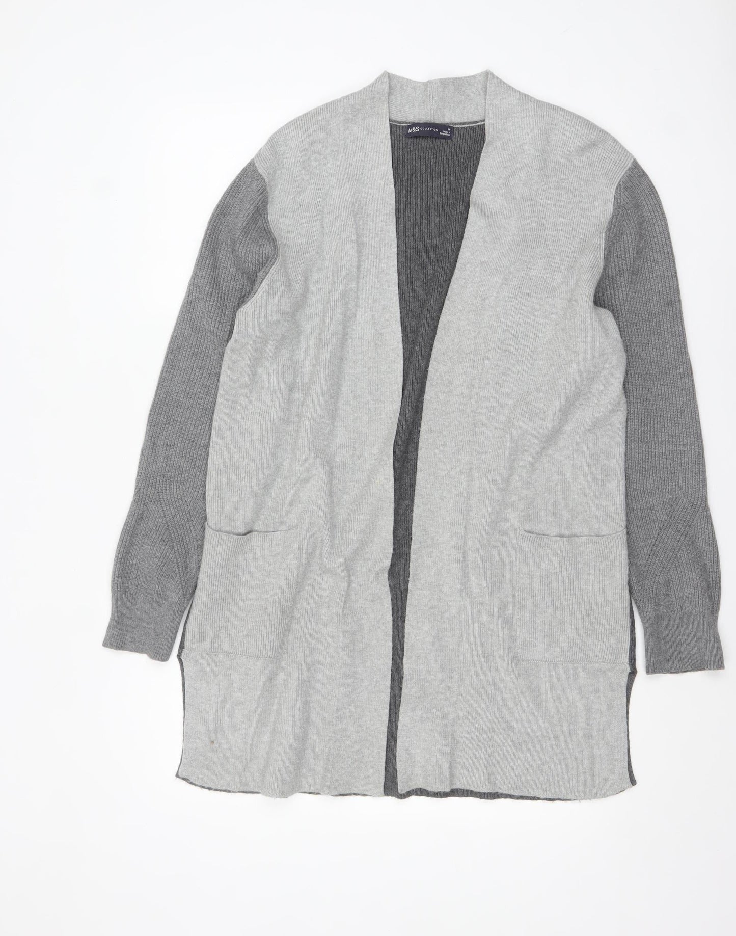 Womens UK Size 14 Marks and Spencer Grey Cardigan Jumper
