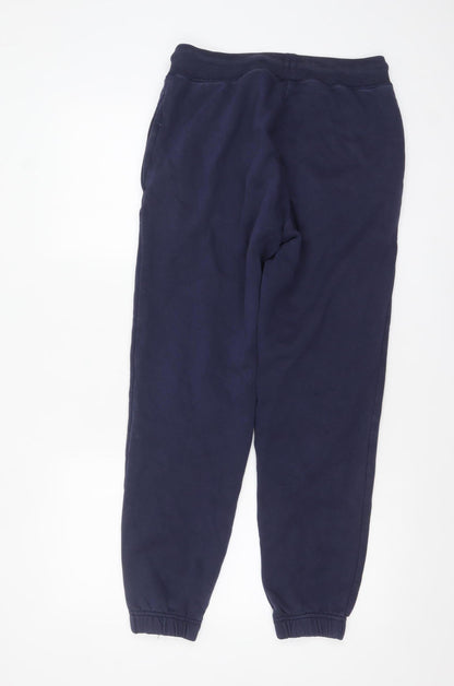 Mens UK Size S New Balance Regular Fit Sweatpants Blue Trousers
