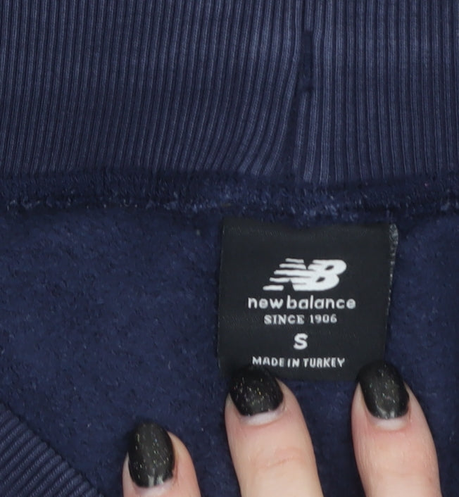 Mens UK Size S New Balance Regular Fit Sweatpants Blue Trousers