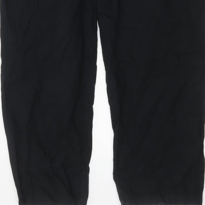 Marks and Spencer Womens Black Size 18 Relaxed Straight Trousers