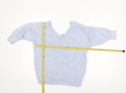 Womens UK Size 12 F&F Blue Pullover Jumper