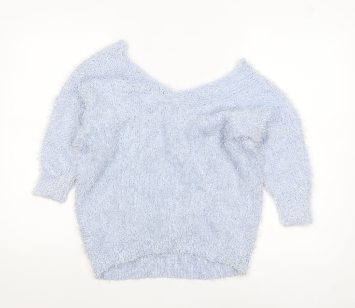 Womens UK Size 12 F&F Blue Pullover Jumper