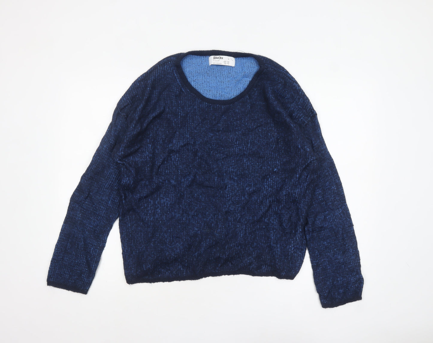 Womens UK Size L Primark Blue Pullover Jumper