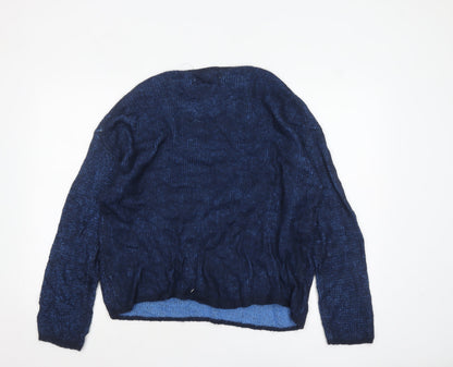 Womens UK Size L Primark Blue Pullover Jumper
