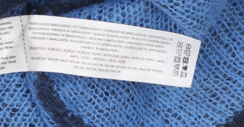 Womens UK Size L Primark Blue Pullover Jumper