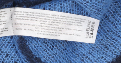 Womens UK Size L Primark Blue Pullover Jumper
