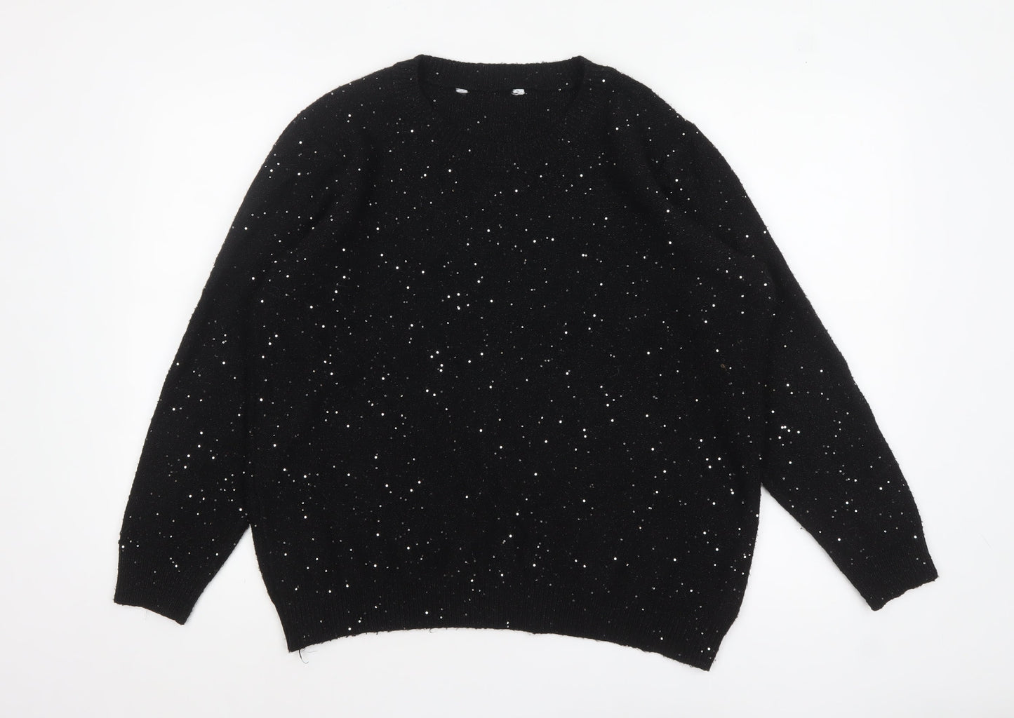Womens UK Size 20 Bonmarché Black Pullover Jumper