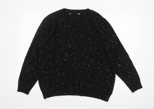Womens UK Size 20 Bonmarché Black Pullover Jumper