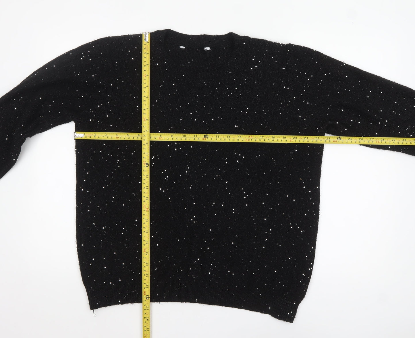 Womens UK Size 20 Bonmarché Black Pullover Jumper