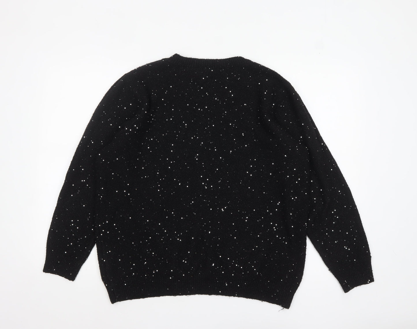 Womens UK Size 20 Bonmarché Black Pullover Jumper