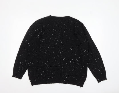 Womens UK Size 20 Bonmarché Black Pullover Jumper