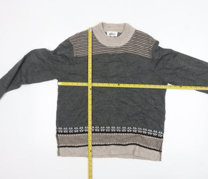 Womens UK Size 18 Afibel Grey Pullover Jumper