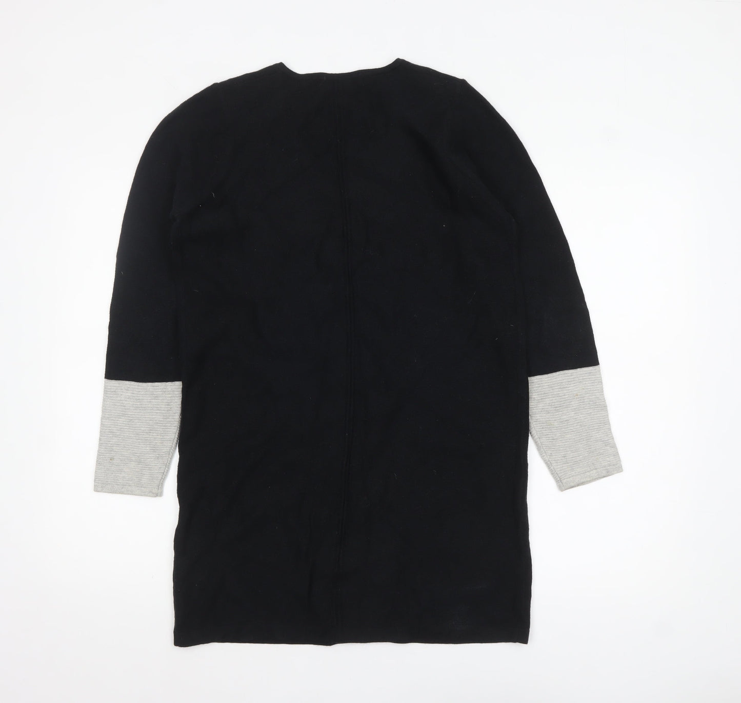 Womens UK Size 10 Marks and Spencer Black Tunic Jumper