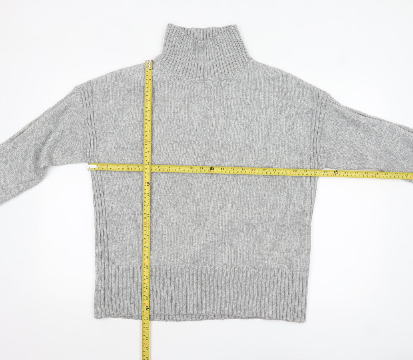 Womens UK Size S New Look Grey Pullover Jumper
